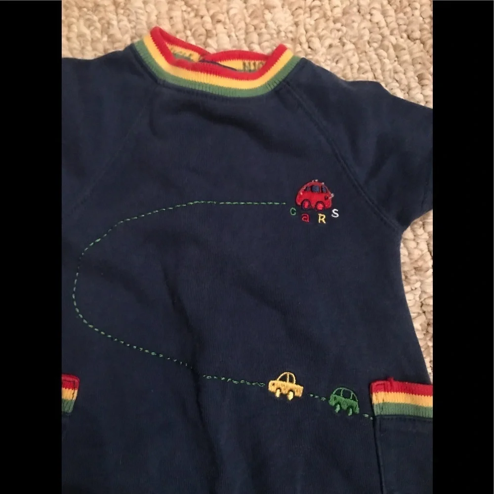 NICU 2001 PREEMIE CARS Appliqué Romper